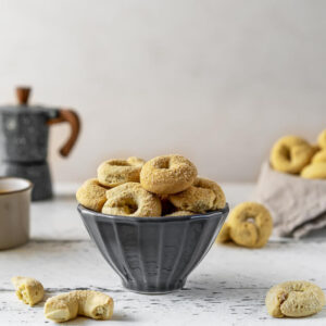 taralli dolci zucchero granulato