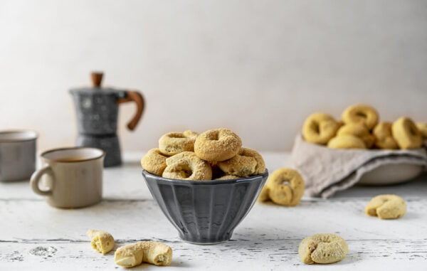 taralli dolci zucchero granulato