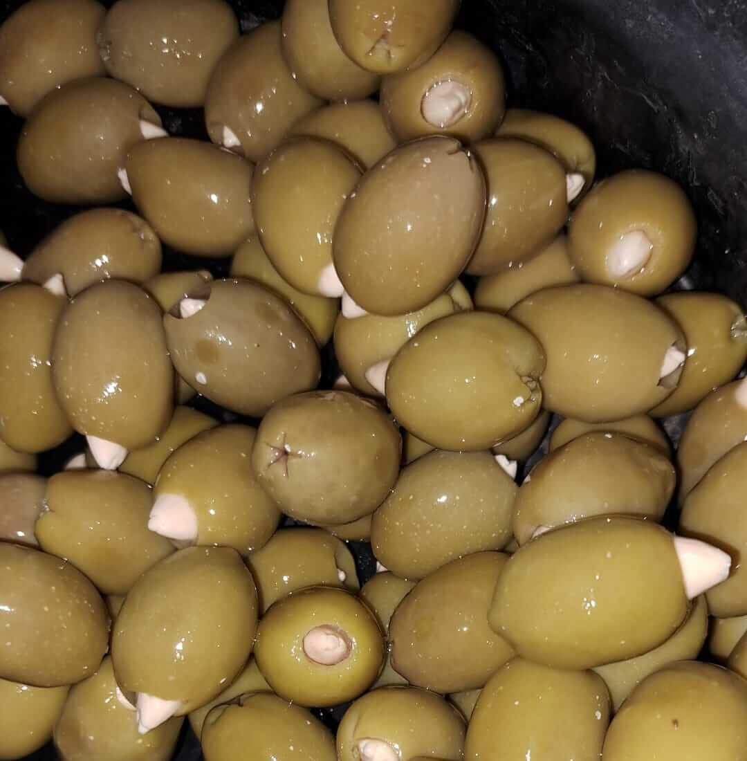 Olive Verdi Farcite alla Mandorla