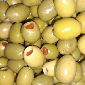 Olive Verdi Farcite al Peperone