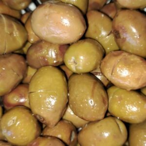 Olive Verdi Schiacciate